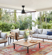 Contemporary Style LED Ceiling Fan - Energy-Efficient DC Motor